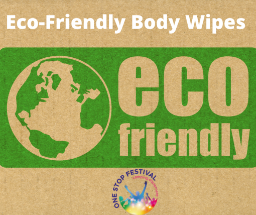 Eco friendly Festival body wipes