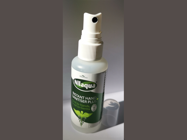 Nilaqua Hand Sanitiser - Keep clean & germs free@ Festivals