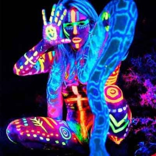 Neon UV Body & Face Paints - Glow in the dark paints